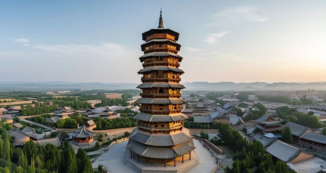 像积木一样的山西应县木塔,为什么可以屹立千年不倒? - 新华网客户端