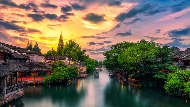 秀水泱泱满城绿 浙江嘉兴生态逆袭再塑"江南美"